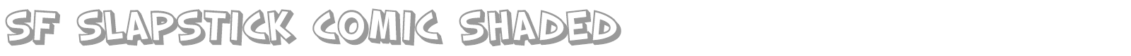 SF Slapstick Comic font preview